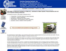 Tablet Screenshot of carolinacleaningsystems.com